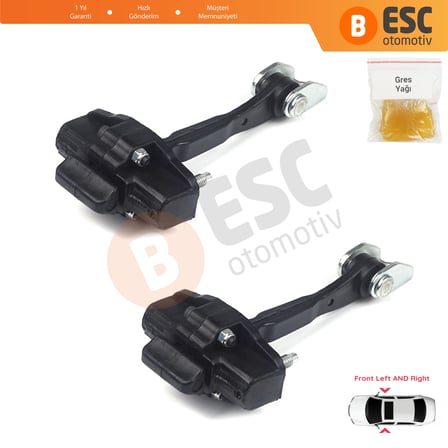 Alfa Romeo Giulietta 940 2010-2020 50509843 İçin 2 EA Ön Sağ ve Sol Kapı Gergi Yayı