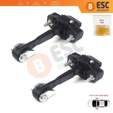 Alfa Romeo Giulietta 940 2010-2020 50509843 İçin 2 EA Ön Sağ ve Sol Kapı Gergi Yayı