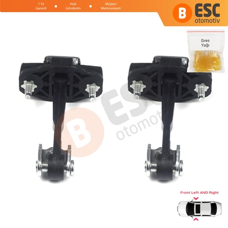 Alfa Romeo Giulietta 940 2010-2020 50509843 İçin 2 EA Ön Sağ ve Sol Kapı Gergi Yayı