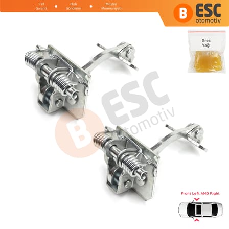 Peugeot 306 1993-2002 9181E5 İçin 2 EA Ön Sağ ve Sol Kapı Gergi Yayı