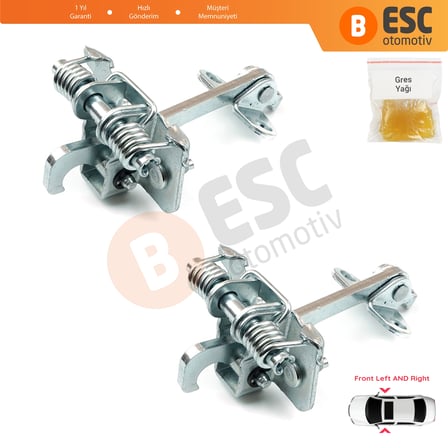Citroen Xsara Picasso 1999-2012 9181E6 İçin 2 EA Ön Sağ ve Sol Kapı Gergi Yayı
