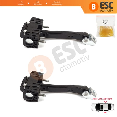 Peugeot 508 MK1 2010-2018 9670519680 İçin 2 EA Arka Sağ ve Sol Kapı Gergi Yayı