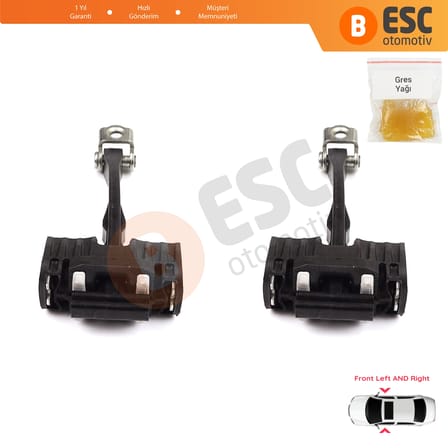 Peugeot 508 MK1 2010-2018 9686658480 İçin 2 EA Ön Sağ ve Sol Kapı Gergi Yayı