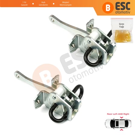BMW 3 Serisi E36 1990-1999 51228165009 İçin 2 EA Arka Sağ ve Sol Kapı Gergi Yayı