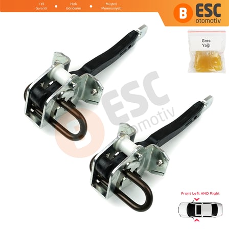 BMW 5 E39 4/5 Kapı 1995-2004 51218193447 İçin 2 EA Ön Sağ ve Sol Kapı Gergi Yayı