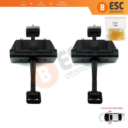 BMW X5 E70 X6 E71 E72  51217141024 İçin 2 EA Ön Sağ ve Sol Kapı Gergi Yayı