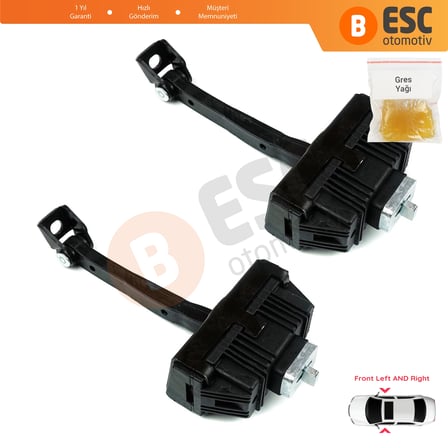 BMW 5 E60 E61 2001-2010 4/5 Kapı 51217176804 İçin 2 EA Ön Sağ ve Sol Kapı Gergi Yayı