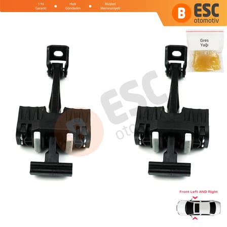 BMW 3 E90 E91 2004-2012 51217259243 7259243 İçin 2 EA Ön Sağ ve Sol Kapı Gergi Yayı 
