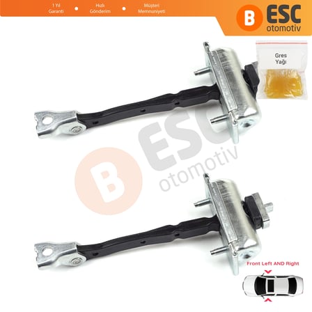 Opel Zafira Tourer C P12 2011-2019 39045010 İçin 2 EA Ön Sağ ve Sol Kapı Gergi Yayı