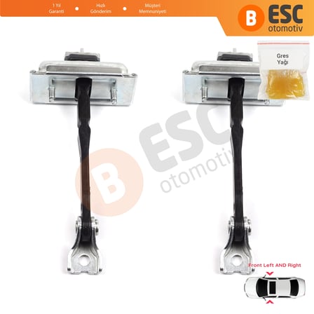 Opel Zafira Tourer C P12 2011-2019 39045010 İçin 2 EA Ön Sağ ve Sol Kapı Gergi Yayı