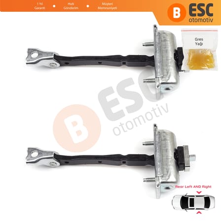 Opel Zafira Tourer C P12 2011-2019 39045011 İçin 2 EA Arka Sağ ve Sol Kapı Gergi Yayı