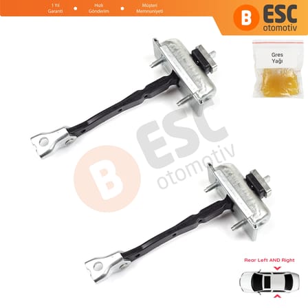 Opel Zafira Tourer C P12 2011-2019 39045011 İçin 2 EA Arka Sağ ve Sol Kapı Gergi Yayı