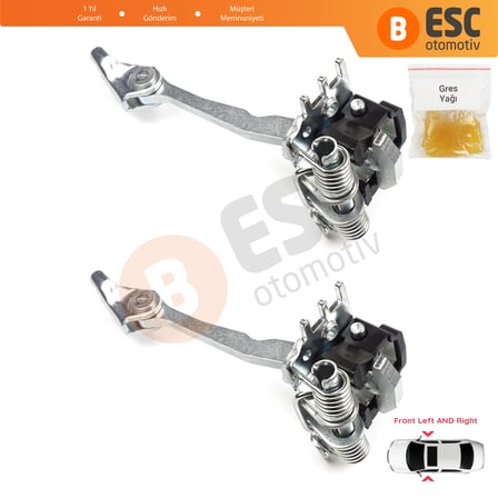Renault Espace MK4 J81 JK0/1 2002-2015 804305378R İçin 2 EA Ön Sağ ve Sol Kapı Gergi Yayı