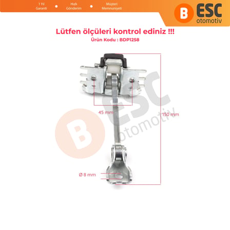 Renault Espace MK4 J81 JK0/1 2002-2015 804305378R İçin 2 EA Ön Sağ ve Sol Kapı Gergi Yayı
