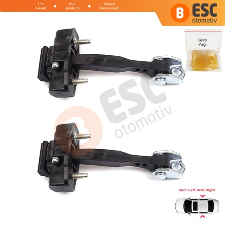 Fiat 500L 351 352 2012-2022 51883509 İçin 2 EA Arka Sağ ve Sol Kapı Gergi Yayı 