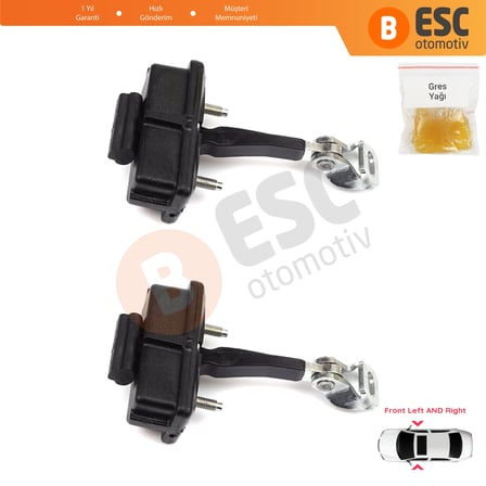 Fiat Punto Evo Grande Punto 199 51961550 İçin 2 EA Ön Sağ ve Sol Kapı Gergi Yayı