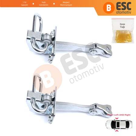 Fiat Idea Lancia Musa 350 2004-2012 51795854 İçin 2 EA Ön Sağ ve Sol Kapı Gergi Yayı
