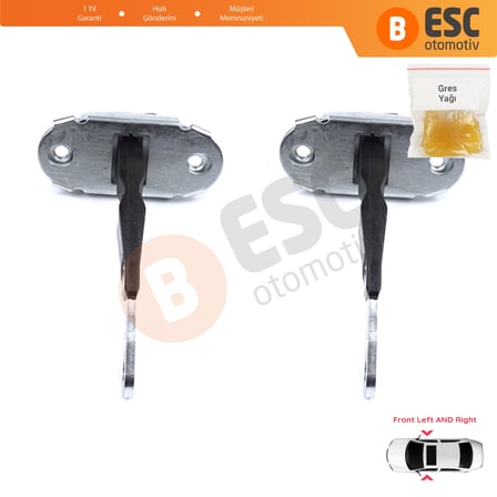 Toyota Hilux MK6 N1 1997-2005 Pickup Truck 6861035050 İçin 2 EA Ön Sağ ve Sol Kapı Gergi Yayı 