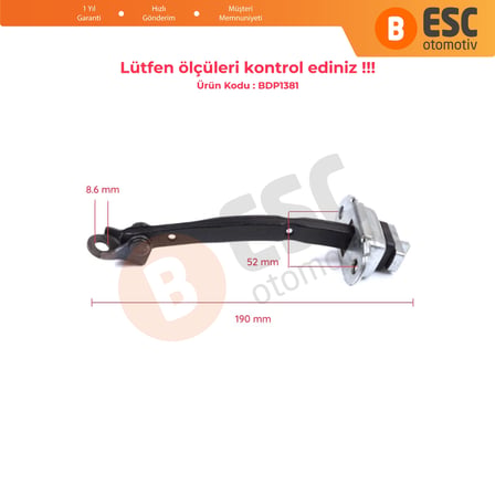 Toyota Camry MK6 V4 XV40 2006-2012 6863033070 İçin 2 EA Arka Sağ ve Sol Kapı Gergi Yayı