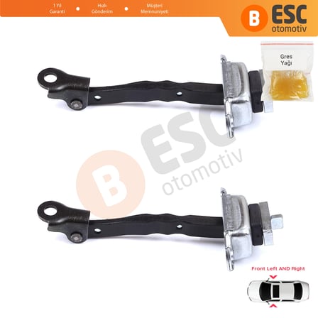 Toyota Camry MK7 V5 XV50 XV55 2011-2019 6861033091 İçin 2 EA Ön Sağ ve Sol Kapı Gergi Yayı