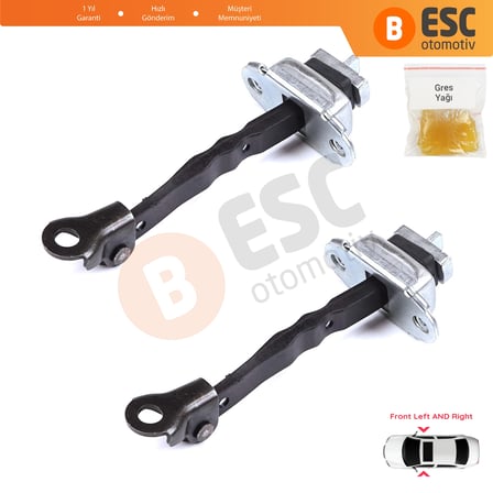 Toyota Camry MK7 V5 XV50 XV55 2011-2019 6861033091 İçin 2 EA Ön Sağ ve Sol Kapı Gergi Yayı