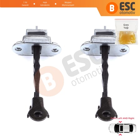 Toyota Camry MK7 V5 XV50 XV55 2011-2019 6861033091 İçin 2 EA Ön Sağ ve Sol Kapı Gergi Yayı