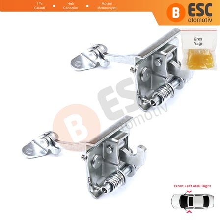 Citroen C8 MK2 Peugeot 807 Fiat Ulysse Lancia Phedra 179 İçin 2 EA Ön Sağ ve Sol Kapı Gergi Yayı