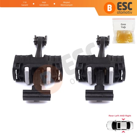 BMW X1 E84 2009-2015 51222990642 İçin 2 EA Arka Sağ ve Sol Kapı Gergi Yayı