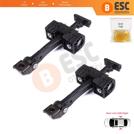 BMW X1 E84 2009-2015 51222990642 İçin 2 EA Arka Sağ ve Sol Kapı Gergi Yayı