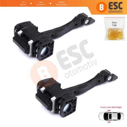 BMW X5 X6 F15 F85 F16 F86 2013-2018 51217290595 İçin 2 EA Ön Sağ ve Sol Kapı Gergi Yayı