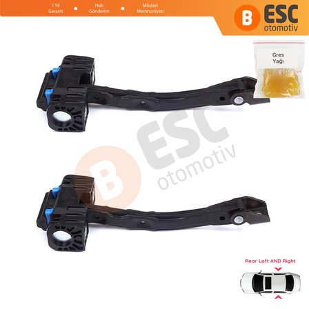VW Touareg MK2 7P 7P5 7P6 2010-2018 7P0839249 İçin 2 EA Arka Sağ ve Sol Kapı Gergi Yayı