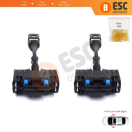 Audi A1 8X 8X1 8XK 8XA 8XF 2010-2019 HB Sportback 8X3837249 İçin 2 EA Ön Sağ ve Sol Kapı Gergi Yayı