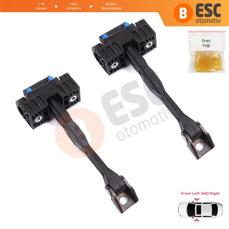Audi A4 S4 B9 8W 8WH 8W5 8WD 8WJ 8W2 8WC 2015-On 8W0837249 İçin 2 EA Ön Sağ ve Sol Kapı Gergi Yayı
