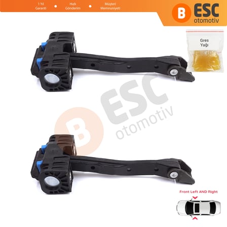 Audi A4 S4 B9 8W 8WH 8W5 8WD 8WJ 8W2 8WC 2015-On 8W0837249 İçin 2 EA Ön Sağ ve Sol Kapı Gergi Yayı