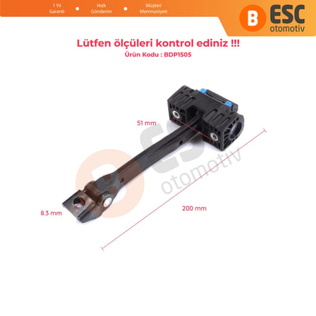 Audi Q3 RS MK1 8U 8UB 8UG 2011-2018 8U0839249D İçin 2 EA Arka Sağ ve Sol Kapı Gergi Yayı