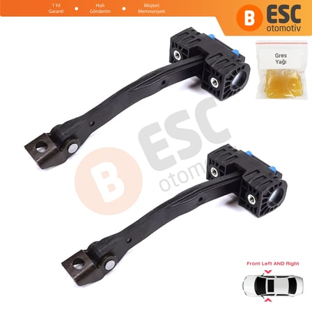 Audi Q5 SQ5 8R 2008-2018 Porsche Macan 95B 2014-2019 8R0837249F İçin 2 EA Ön Sağ Sol Kapı Gergi Yayı