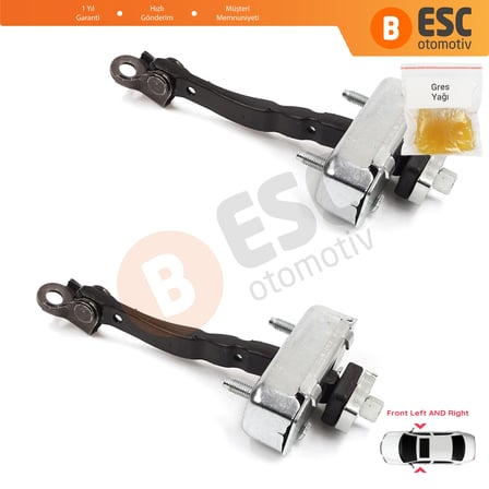 Toyota Avensis MK3 T27 T270 2009-2018 68610-05052 İçin 2 EA Ön Sağ ve Sol Kapı Gergi Yayı