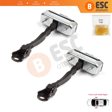 Toyota Avensis MK3 T27 T270 2009-2018 68610-05052 İçin 2 EA Ön Sağ ve Sol Kapı Gergi Yayı