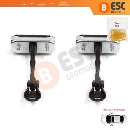 Toyota Avensis MK3 T27 T270 2009-2018 68610-05052 İçin 2 EA Ön Sağ ve Sol Kapı Gergi Yayı
