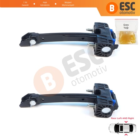 Mercedes C Class W206 S206 2021-On A2067305802 İçin 2 EA Arka Sağ ve Sol Kapı Gergi Yayı