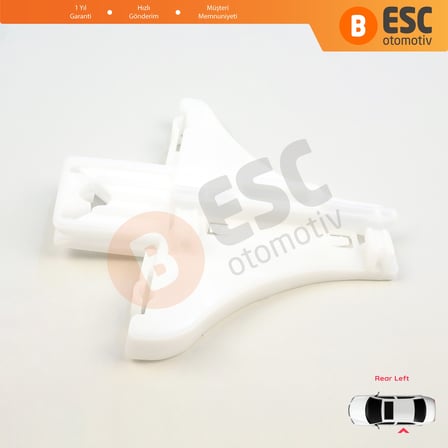 Citroen C5 MK1 DC DE RC RE 2001-2008 5-Kapı 9632533480 İçin Sol Arka Cam Kriko Tamir Klipsi