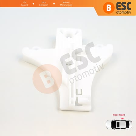 Citroen C5 MK1 DC DE RC RE 2001-2008 5-Kapı 9632533380 İçin Sağ Arka Cam Kriko Tamir Klipsi