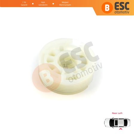 Kia Ceed Cee'd MK2 JD 2012-2018 5-Kapı 83450A2010 için Arka Sol Kapı Cam Kriko Tamir Makarası