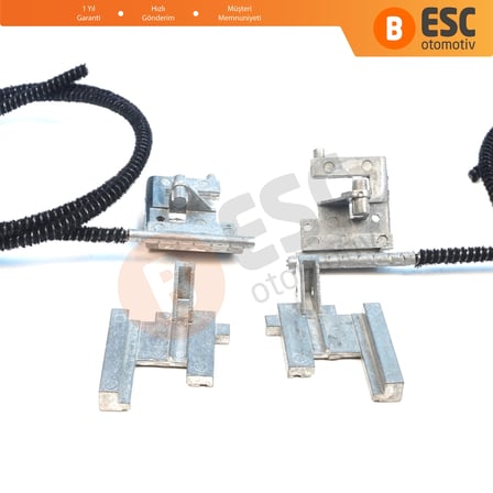 Renault Clio MK2 1998-2012 için Sağ Sol Elektrikli Sunroof Kızak Halat ve Metal Ayak Seti