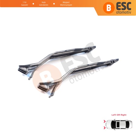 Ford Focus MK2 2004-2007 Makyajsız Kasa C-Max 2003–2007 1324270 İçin 2 Adet Ön Far Bağlantı Ayağı