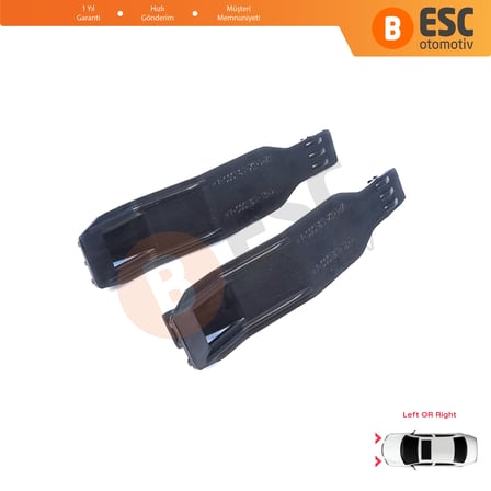 Ford Focus MK2 2004-2007 Makyajsız Kasa C-Max 2003–2007 1324270 İçin 2 Adet Ön Far Bağlantı Ayağı