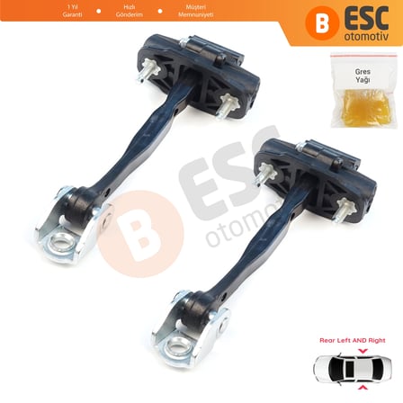 Ford Ranger MK3 TKE P375 PX 2N 2G 2P 2011-2023 Avrupa 5339618 İçin 2 Adet Arka Kapı Gergisi