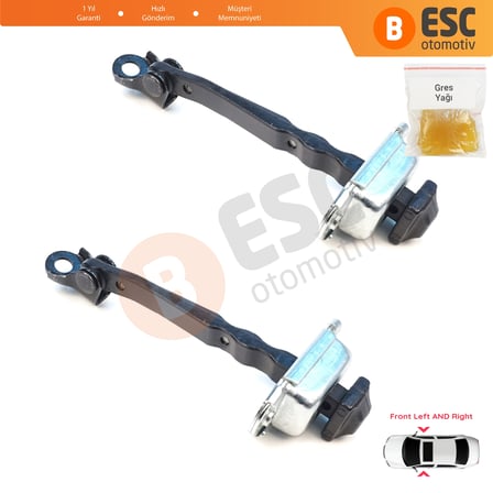 Nissan Micra MK5 K14 2016-2023 80430-5FA0A İçin 2 Adet Ön Sağ VE Sol Kapı Gergisi