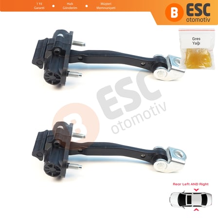 Volvo V40 525 Cross Country 526 2012–2019 31298427 İçin 2 Adet Arka Sağ VE Sol Kapı Gergisi