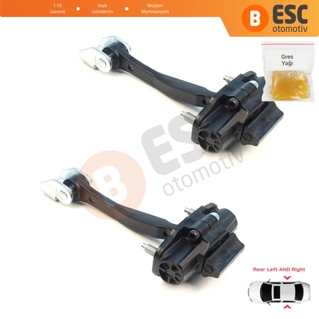 Volvo V40 525 Cross Country 526 2012–2019 31298427 İçin 2 Adet Arka Sağ VE Sol Kapı Gergisi